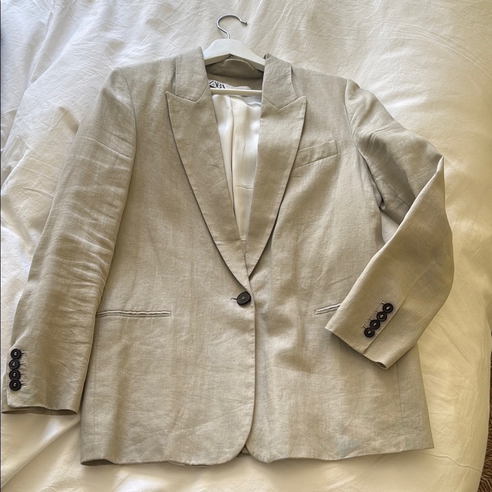 Linen Zara Blazer